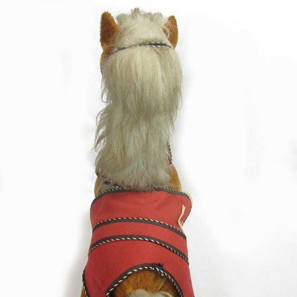 Vintage 1940s-50s Merrythought Shetland Pony Horse Ironbridge Shrops England - Picture 8 of 12